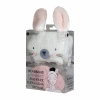 Set with a Rabbit Headband and a Face Cleansing Sponge