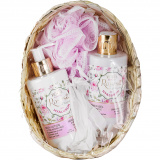 Gift set for women and men - Roses of Bulgaria & HYALURON (body lotion + shower gel+ shower loofah)