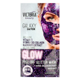 Glitter Glow Peeling Face Mask with Collagen, Vitamin C, and Blueberry Extract, 10ml
