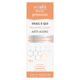 Rejuvenating Face Serum 35+ with Snail Extract, Q10 and an Innovative Complex of 3 Types of Hyaluronic Acid -Cube3® 20ml