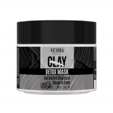 Detox Clay Mask with Activated Charcoal, 85gr
