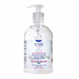 Cleansing antibacterial hand gel - no rinse - with aloe vera - biocide 500ml