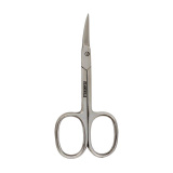 Stainless steel manicure scissors with curved tips