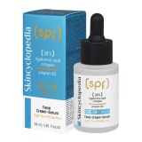 SPF 50 Sun Protection Hydrating Face Cream-Serum with 10% Hyaluronic Acid Complex, Vitamin B5, and Centella
