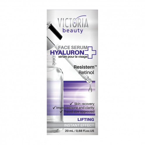 Victoria Beauty Hyaluron+ Retinol and Plant Stem Cells Instant Lifting Effect Serum, 20ml
