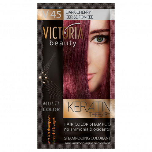 №45 Hair Color Shampoo - no ammonia and oxidants - DARK CHERRY 40ml