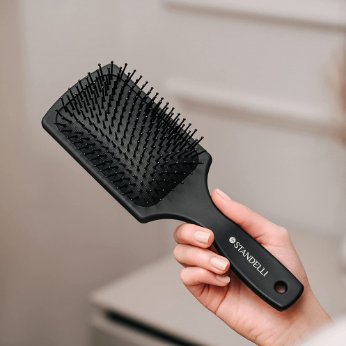 Paddle Hair Brush for Detangling, Straightening and Blowdrying – Soft Luxe Touch