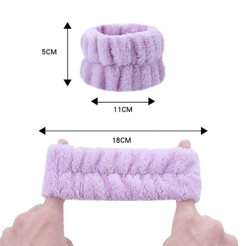 Daily Care Set with a Headband and Wrist Wash Bands